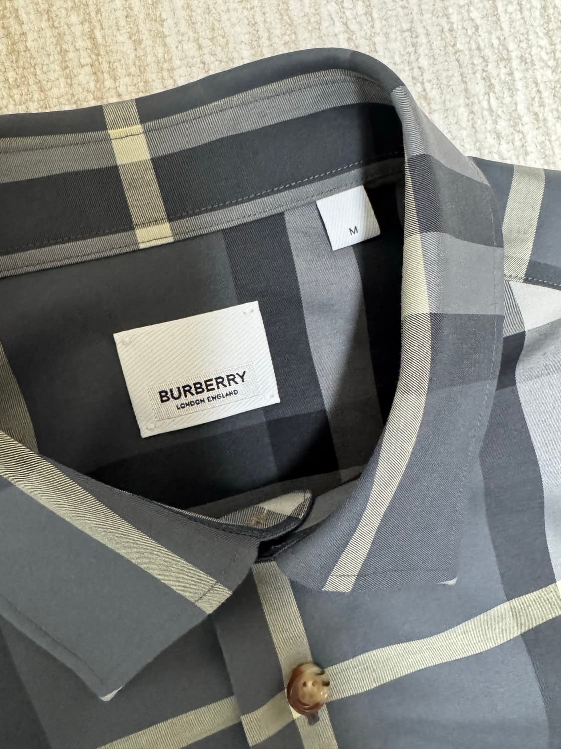 M) 버버리 셔츠 그레이 상품이미지3