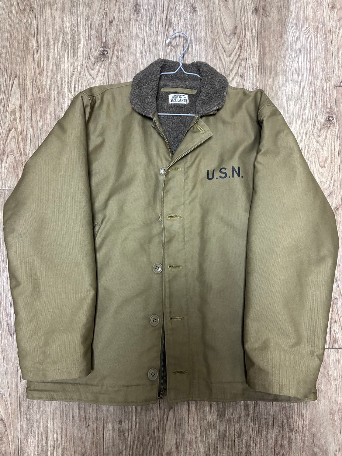 N-1 덱 자켓 미해군복(U.S.N) L사이즈 상품이미지4