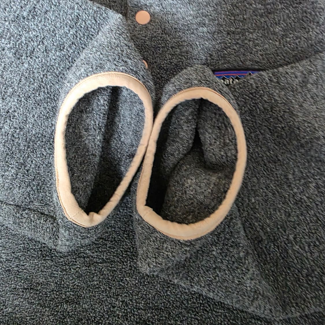 [L] 빈티지 파타고니아 신칠라 플리스 풀오버 그레이/핑크 상품이미지3