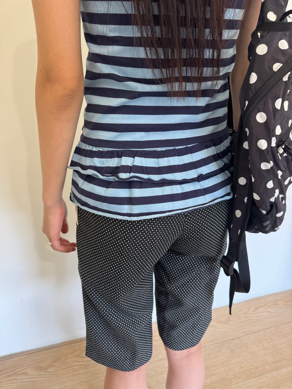 stripe frill sleeveless 상품이미지4