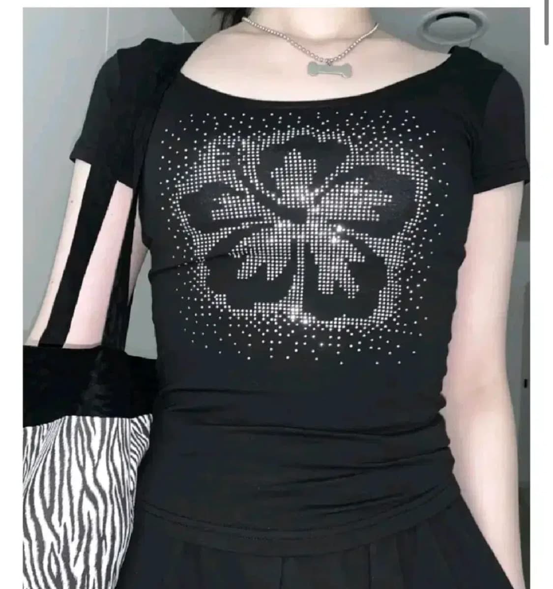 베이비메탈클럽 히비티 반팔 갸루 펑크 상품이미지1