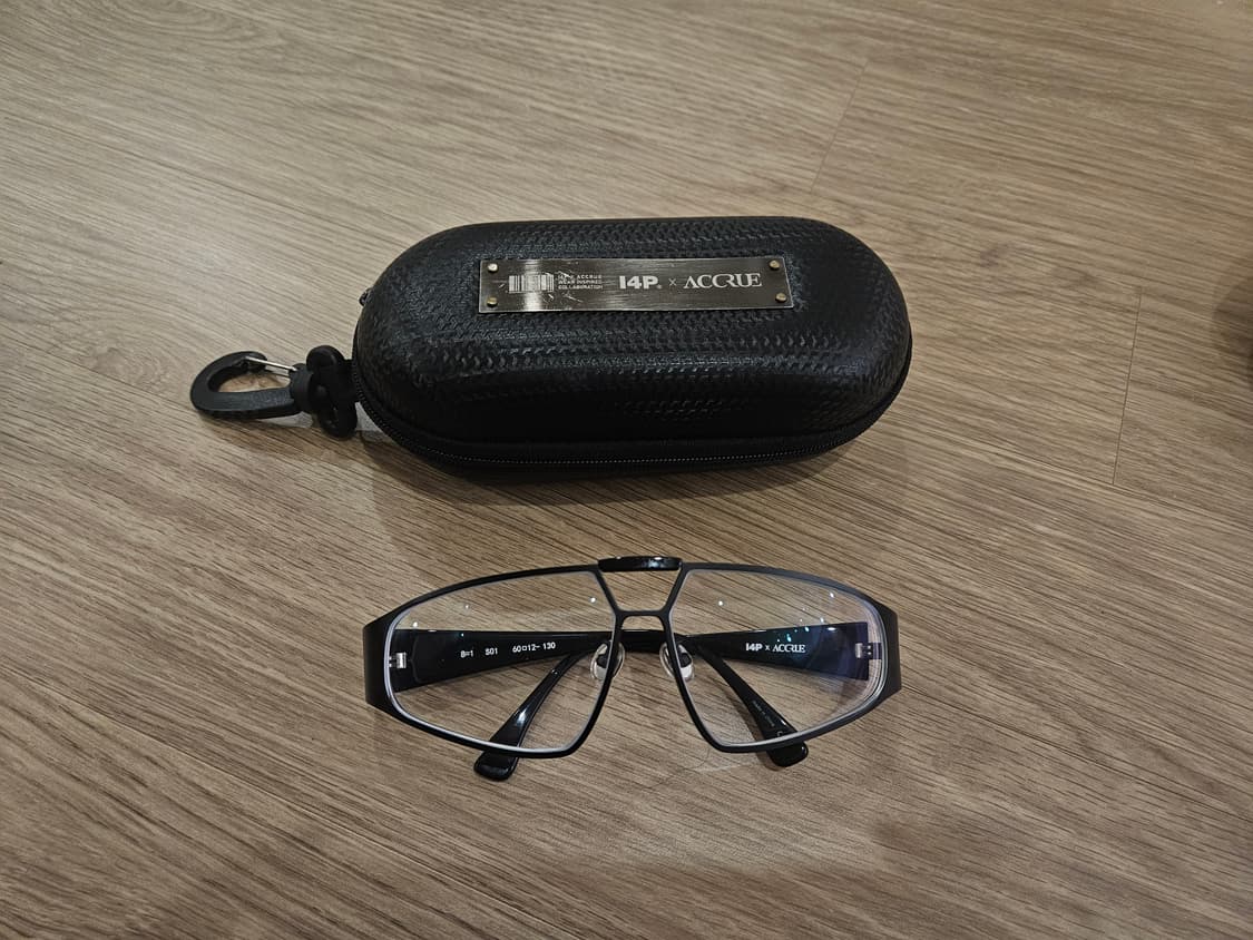 I4PXACCRUE  8=1 black 기리보이 안경 상품이미지2