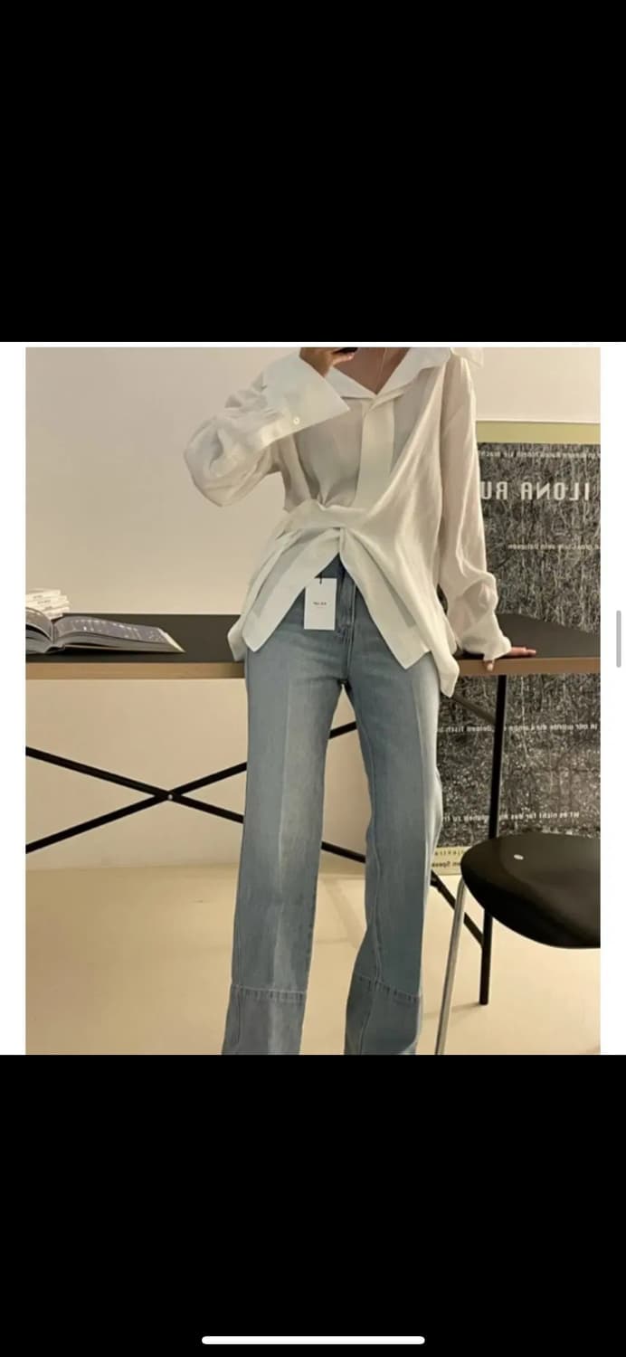 위아 헤라 언발 블라우스 상품이미지2