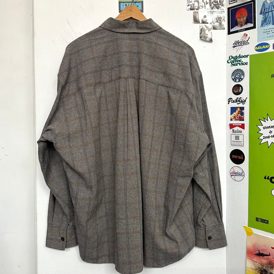 아워레가시 보로우드 BD 체크 셔츠 상품이미지8