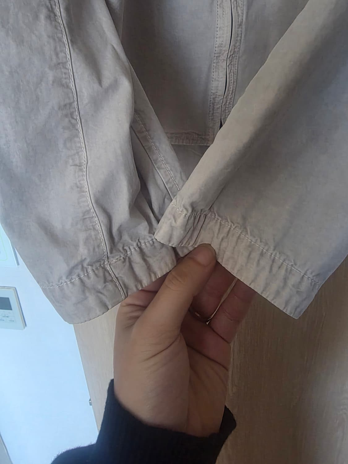 [24FW/XL] 스톤아일랜드 103WN 가먼트 다잉 집업 오버셔츠 상품이미지3