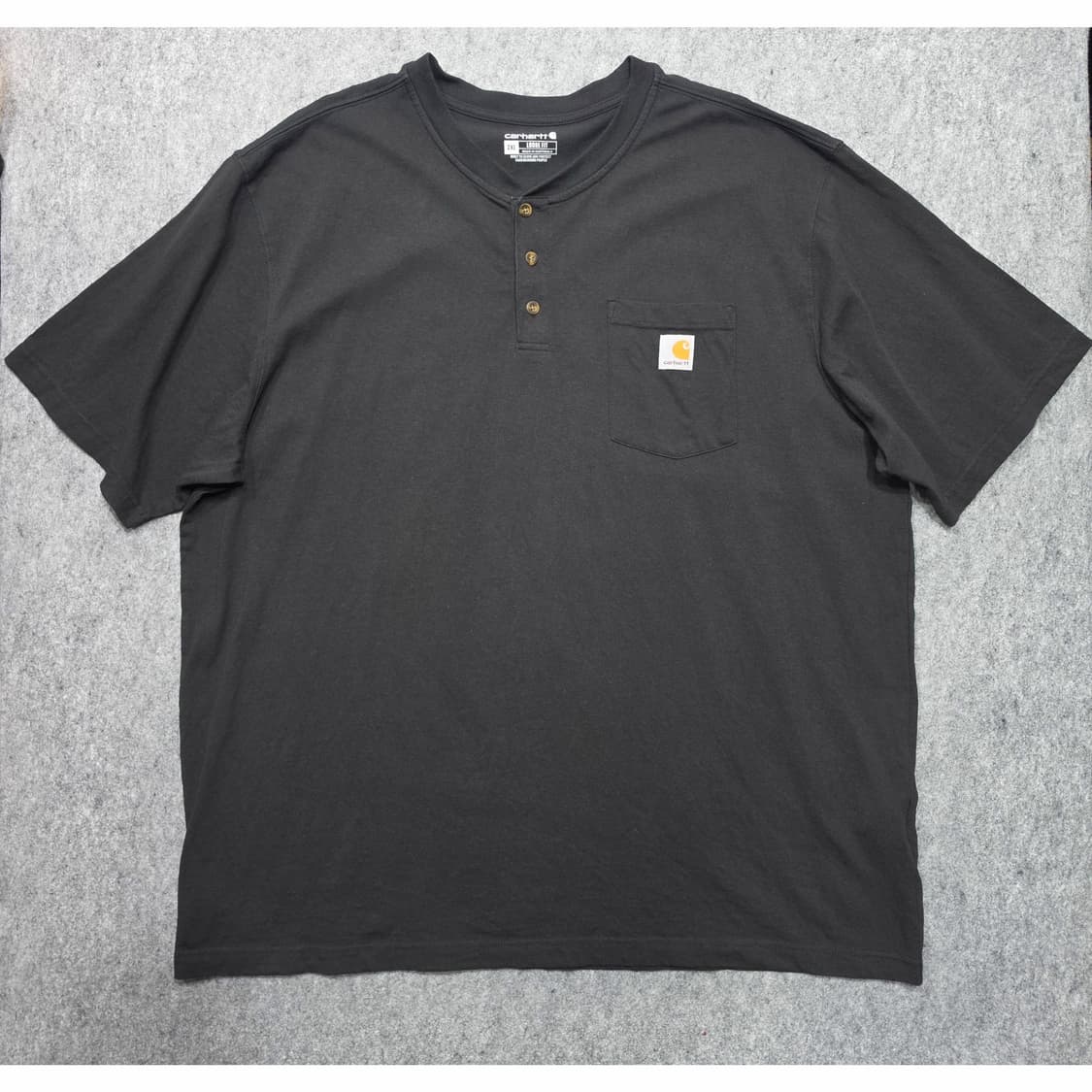 칼하트 루즈핏 포켓 헨리넥 반팔티 2XL 상품이미지1