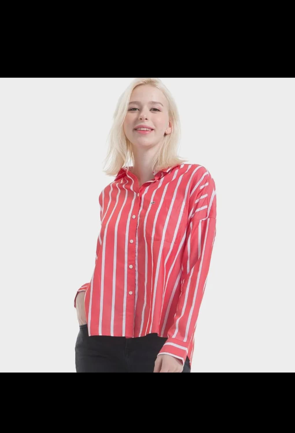 타미진스 루즈핏 스트라이프 셔츠 상품이미지8