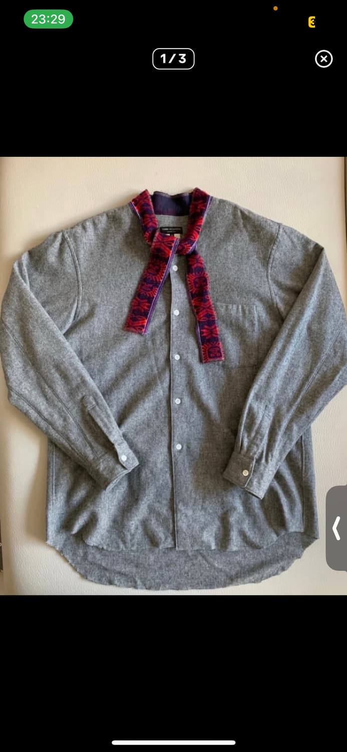 꼼데가르송 옴므 셔츠 판매합니다 상품이미지1