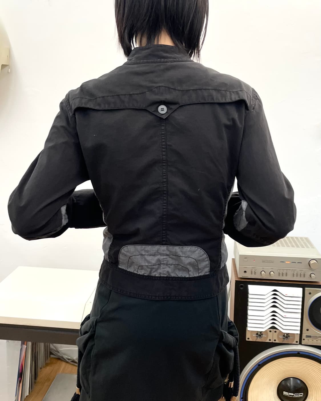 [M] 디젤 워시드 코튼 라이더스 자켓 상품이미지3