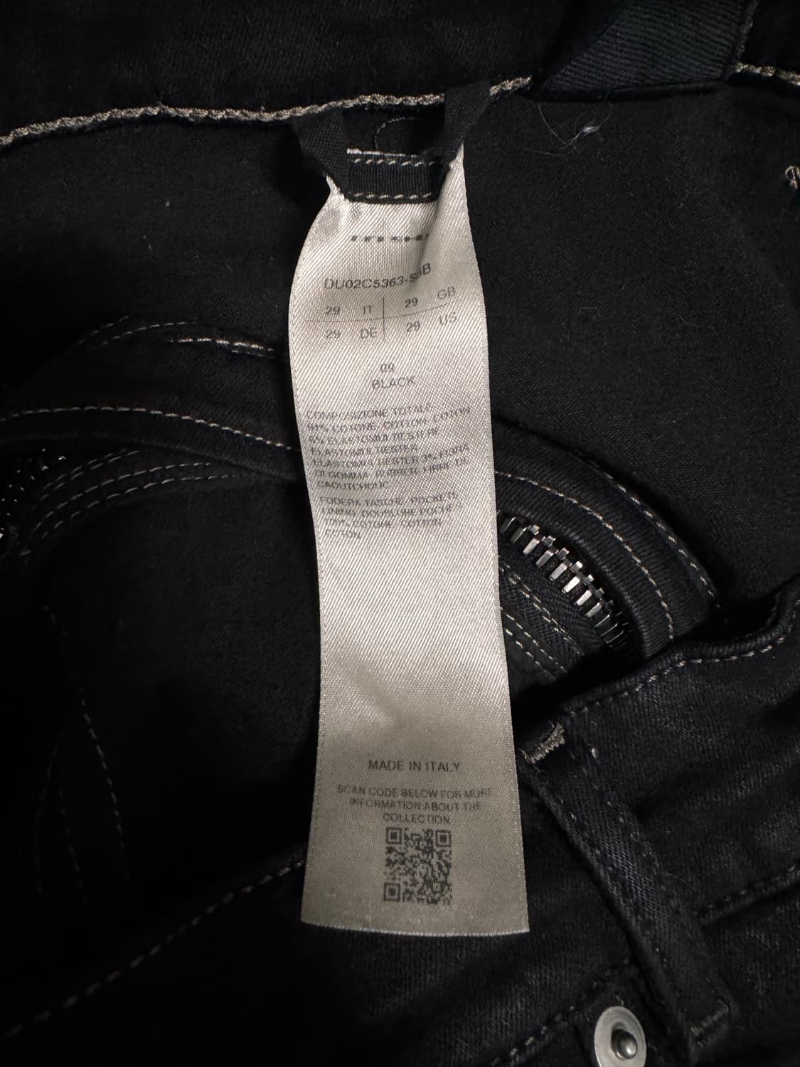 릭 오웬스 Bolan Banana 팬츠 블랙 29사이즈 상품이미지8