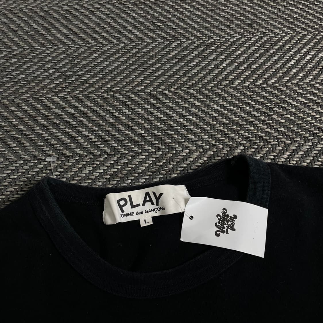 꼼데가르송 하트와펜 롱슬리브 티셔츠 블랙 o 3560 상품이미지4