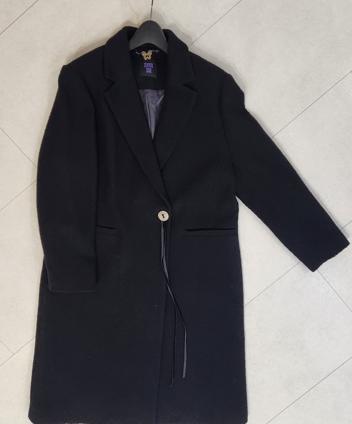 안나수이 울100 롱코트 상품이미지3