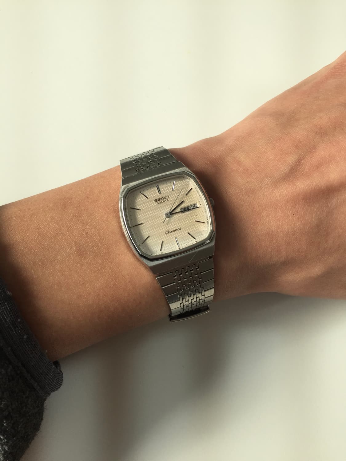 80s seiko chronos square day-date 상품이미지6