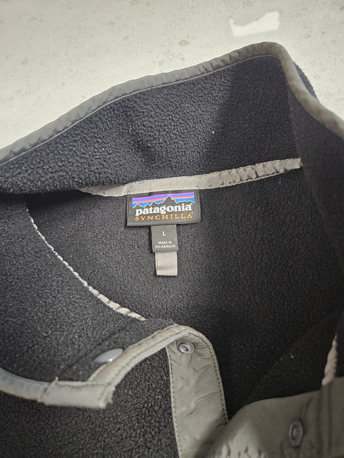 파타고니아 신칠라 L 블랙 포지그레이 상품이미지5