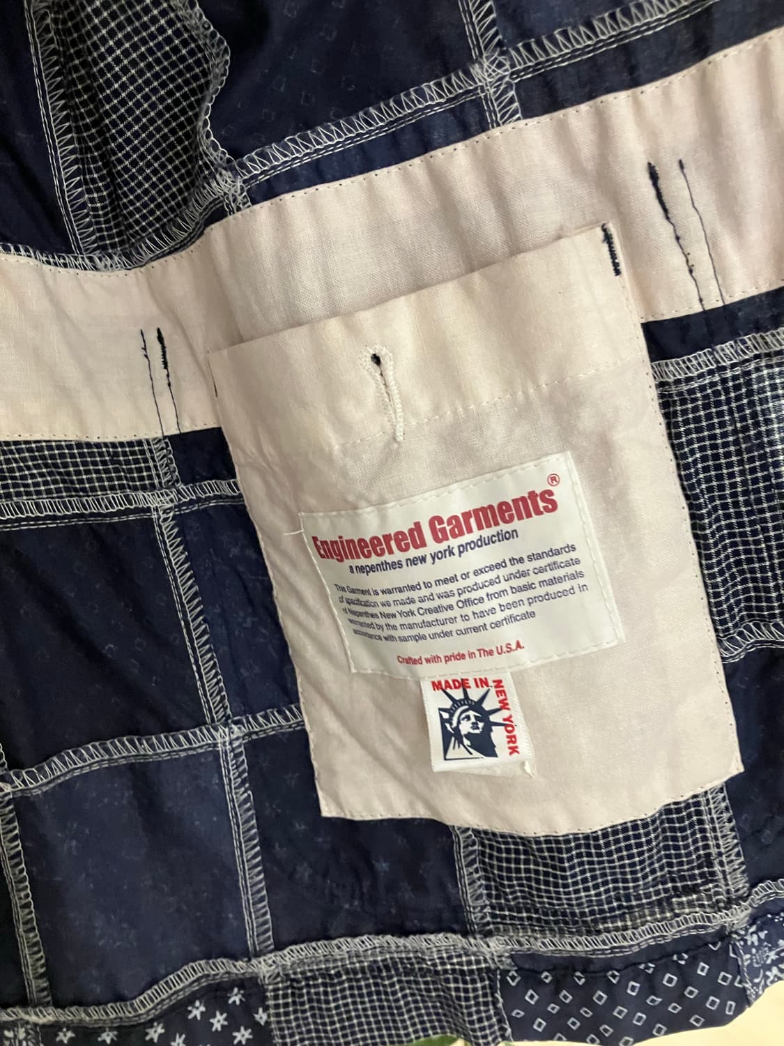 엔지니어드가먼츠 패치워크 자켓 상품이미지4