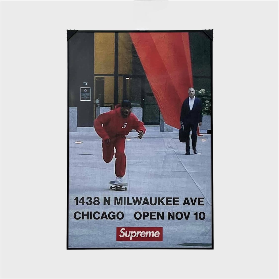 슈프림 시카고 스토어 포스터 정품 (액자포함) Supreme 상품이미지1