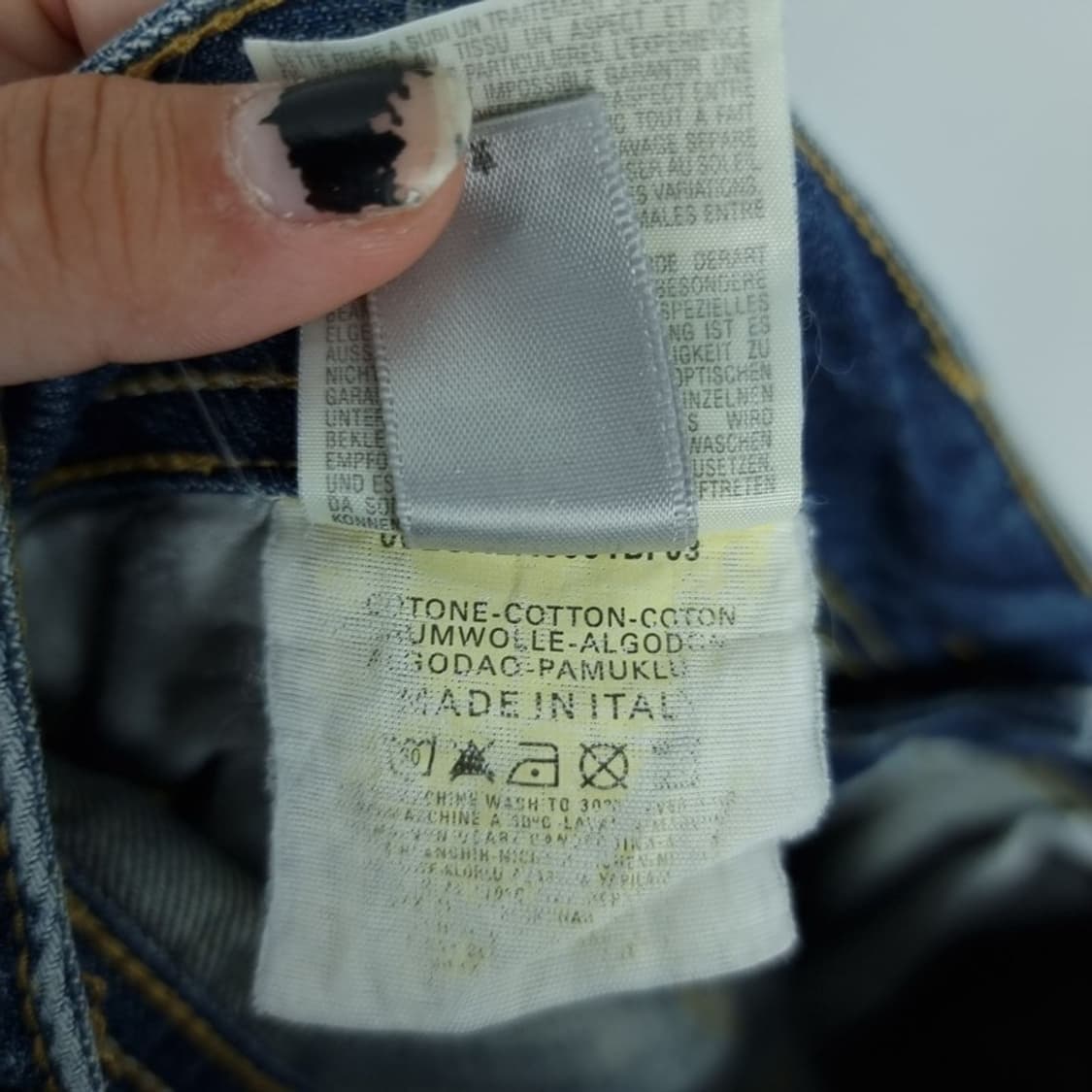 [디젤] 빈티지 워시드 스트레이트 데님 팬츠 청바지 M16911 상품이미지9
