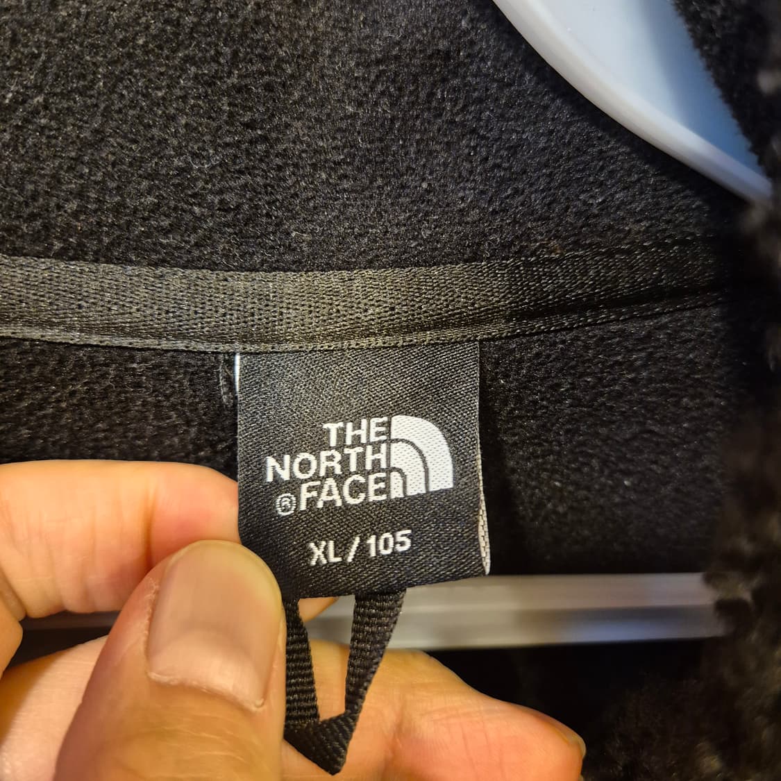 XL(착샷잇음) 노스페이스 블랙 후리스자켓  상품이미지4