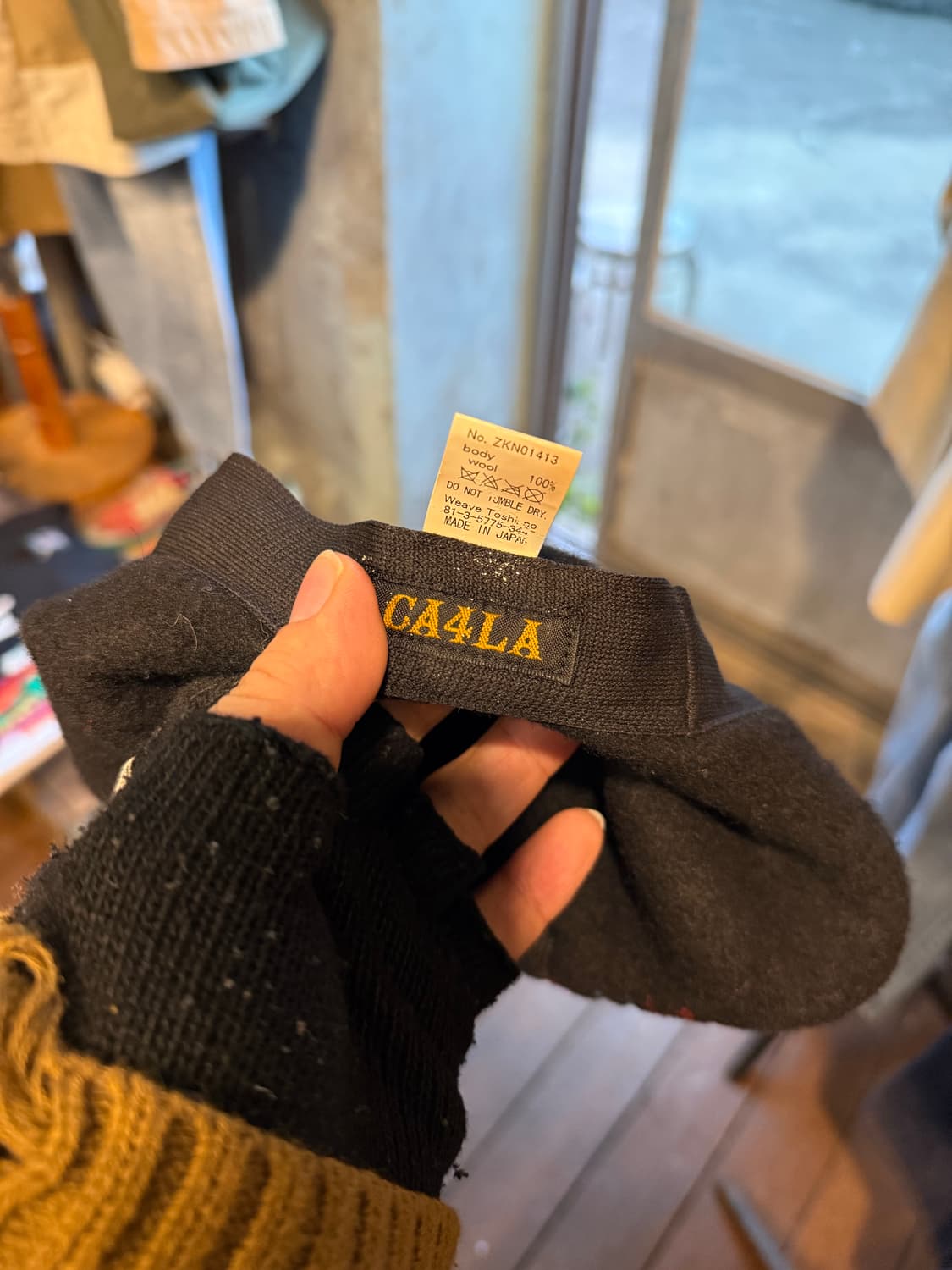Ca4la Stitch Wool Beret  상품이미지4
