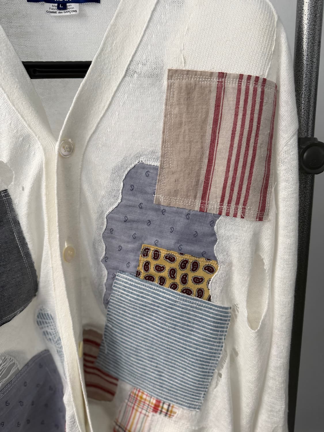 준야 와타나베 패치 가디건 L 상품이미지5