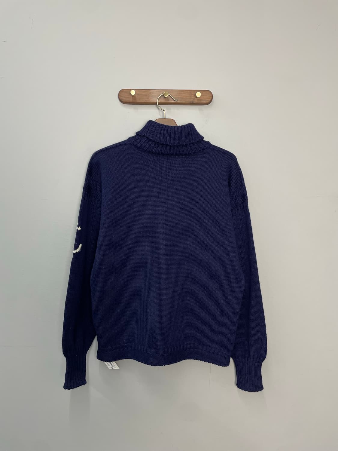 건지울른스 터틀넥 네이비 피셔맨 스웨터 H2117 상품이미지6