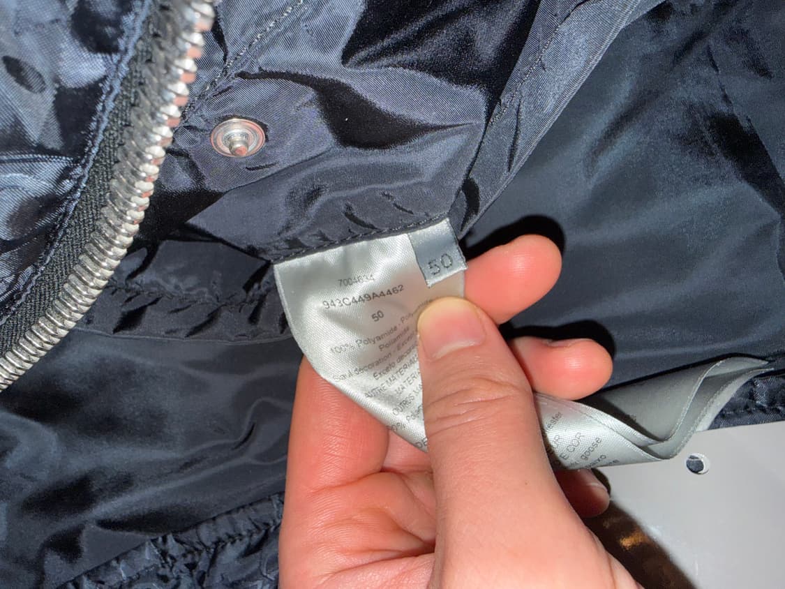 디올 오블리크 패딩 블랙 50 24FW 상품이미지4