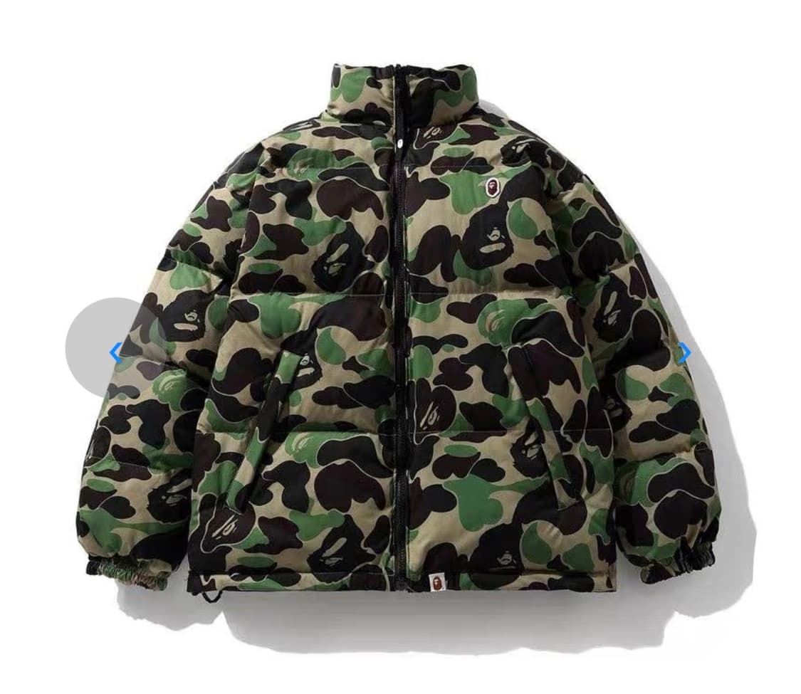 베이프 리버시블 패딩 카모 새상품 상품이미지1