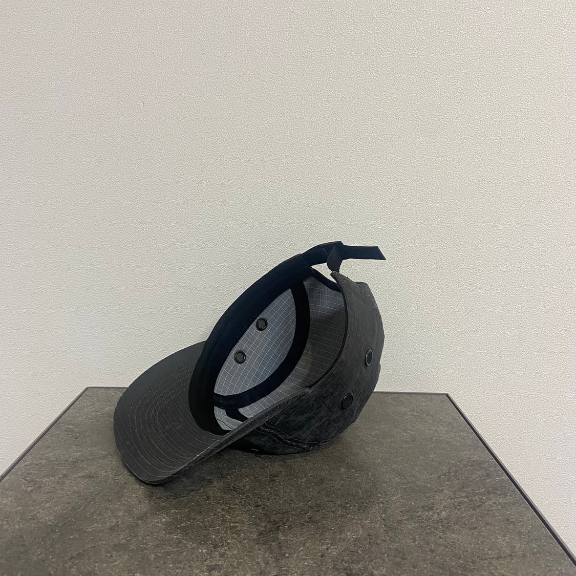 (OS) 슈프림 박스로고 캠프캡 모자 23FW 디스트레스드 립스탑 블랙 상품이미지6