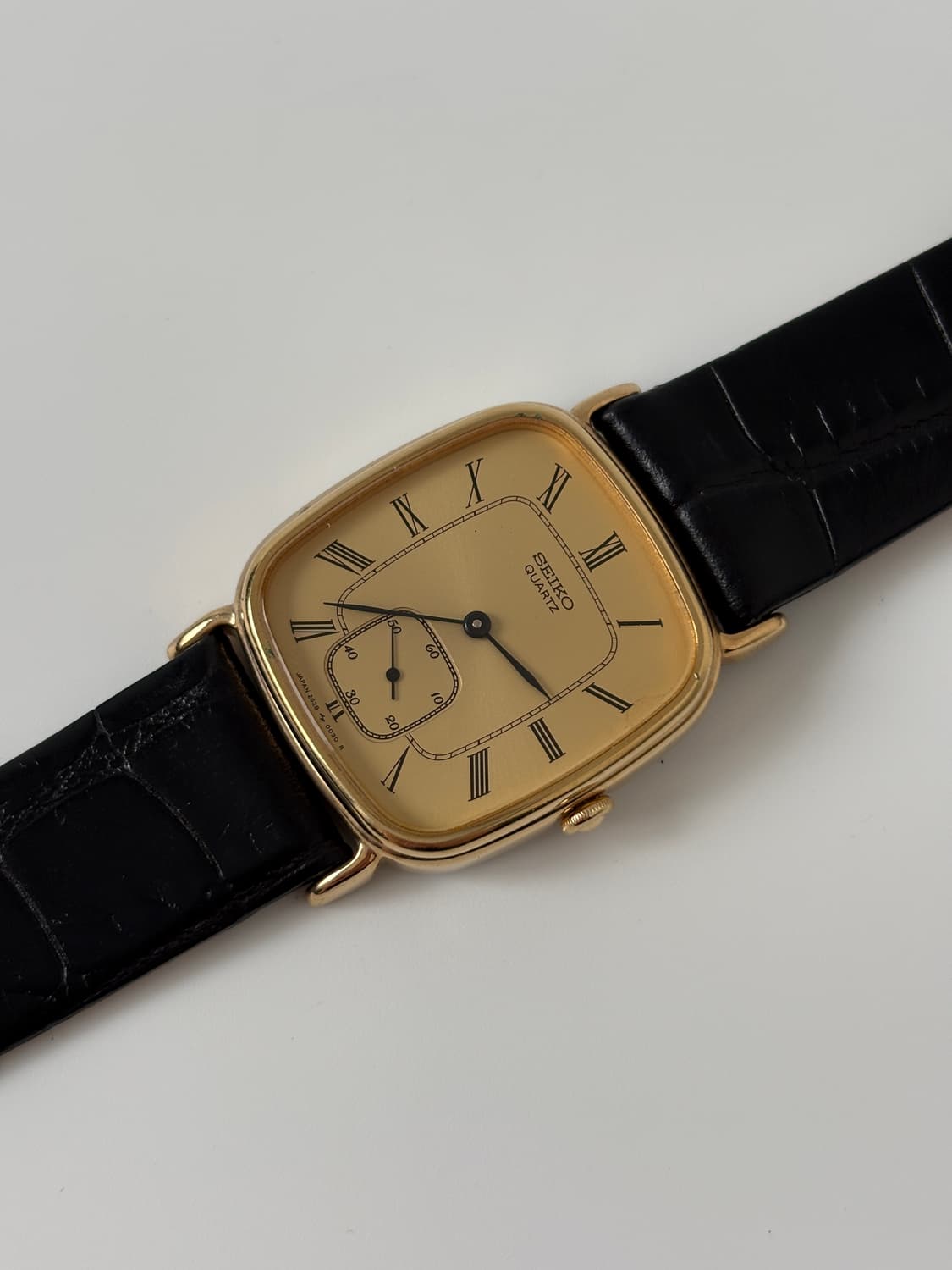 1980s Chariot Small Seconds Gold Quartz 상품이미지5