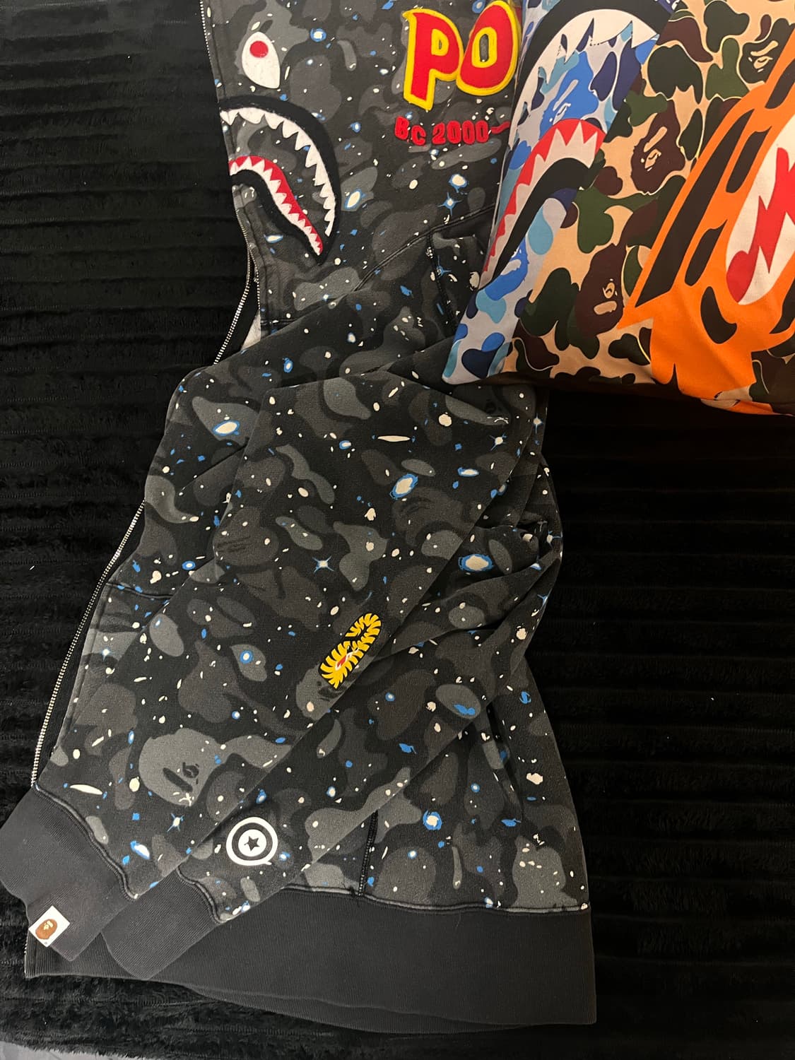 베이프 샤크후드집업 상품이미지1