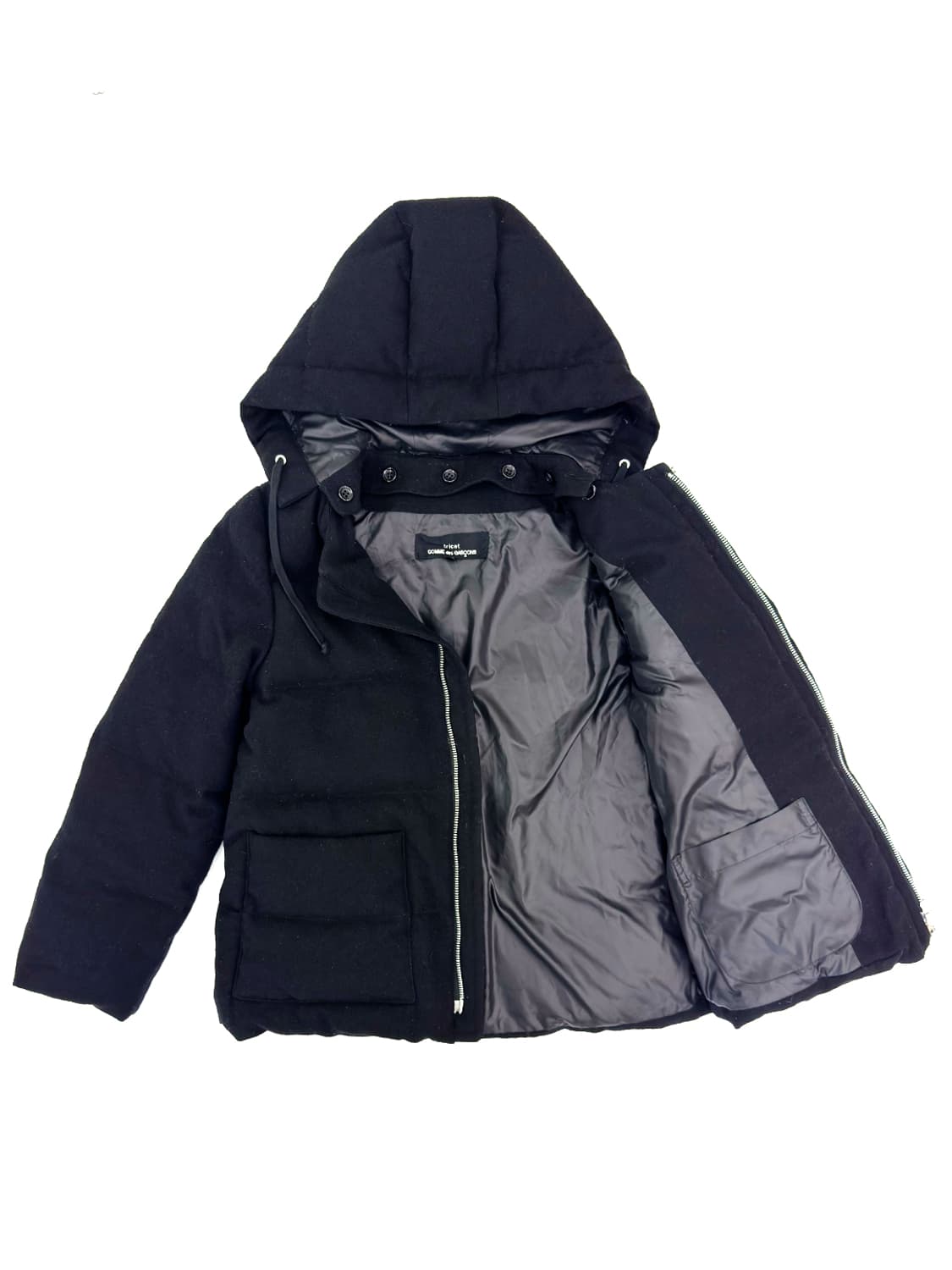 Wool Hooded Puffer Jacket/ S 상품이미지2
