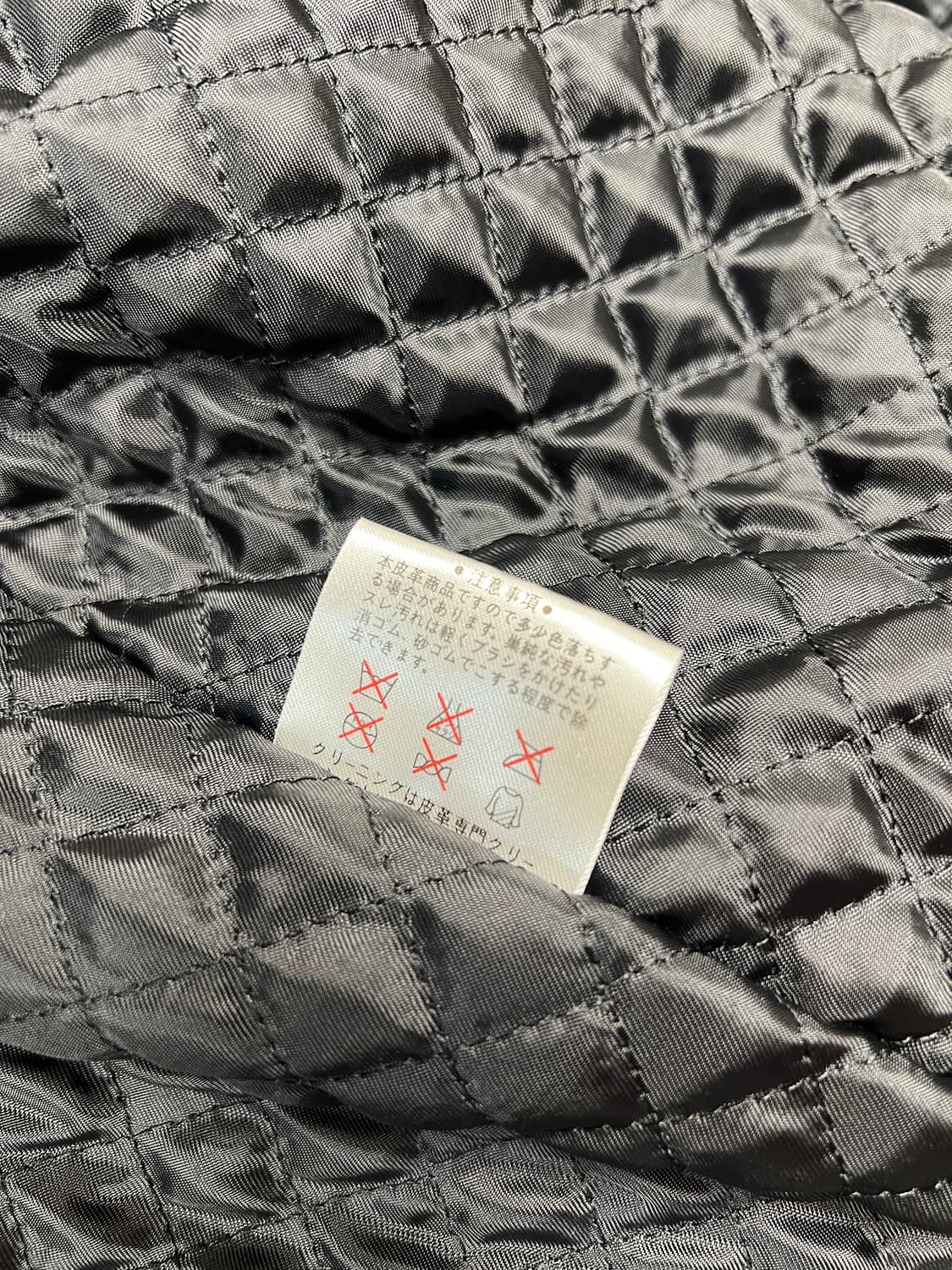 [L] Jpn 빈티지 네이비 램스킨 더블 라이더자켓 상품이미지10