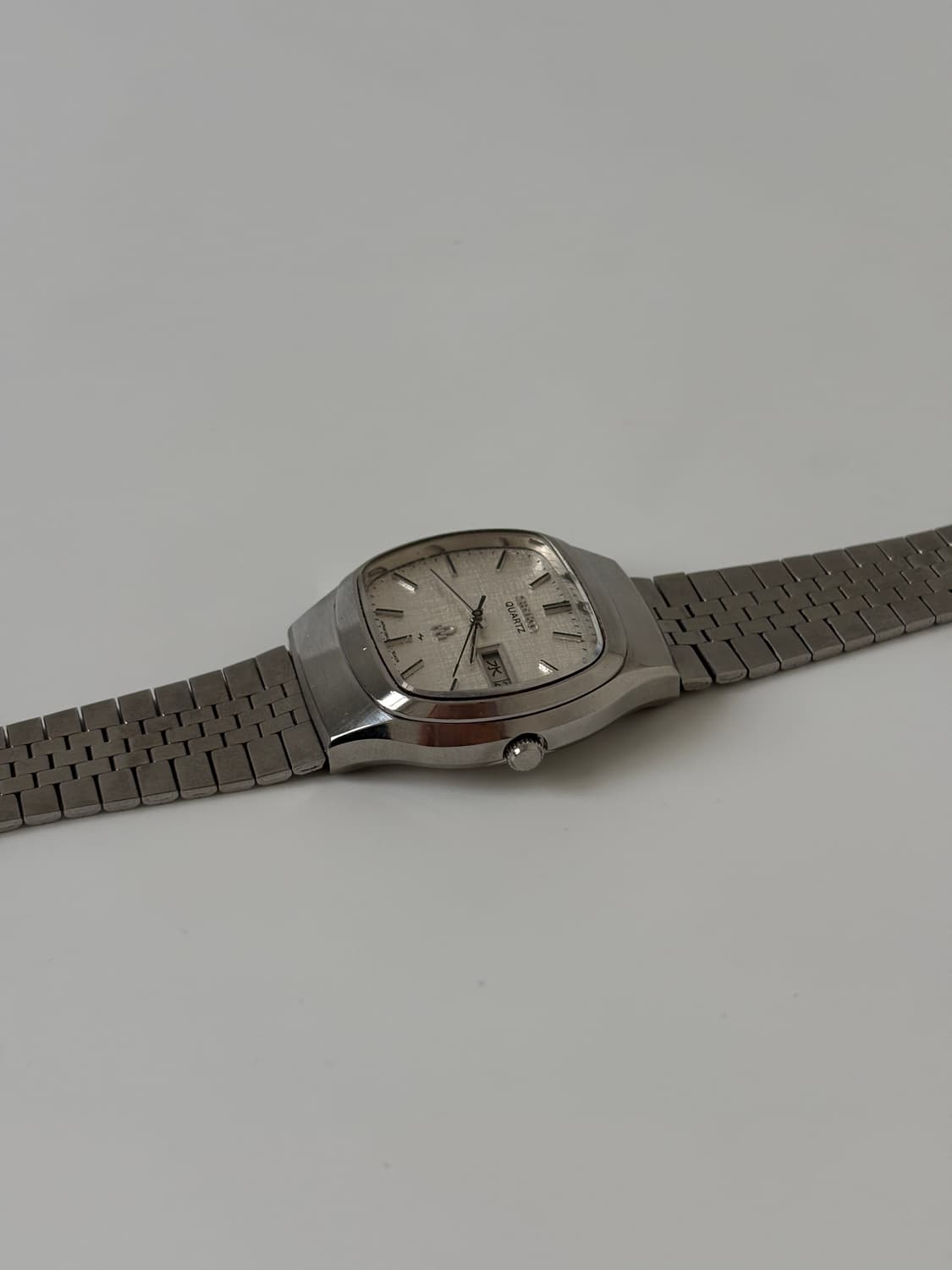 1970s Bokashi Dial Silver Quartz  상품이미지5