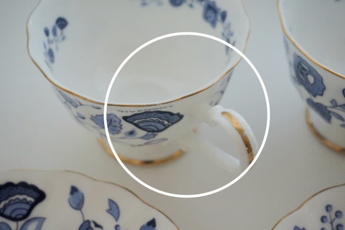 지방시 블루 플라워 찻잔 세트 상품이미지8