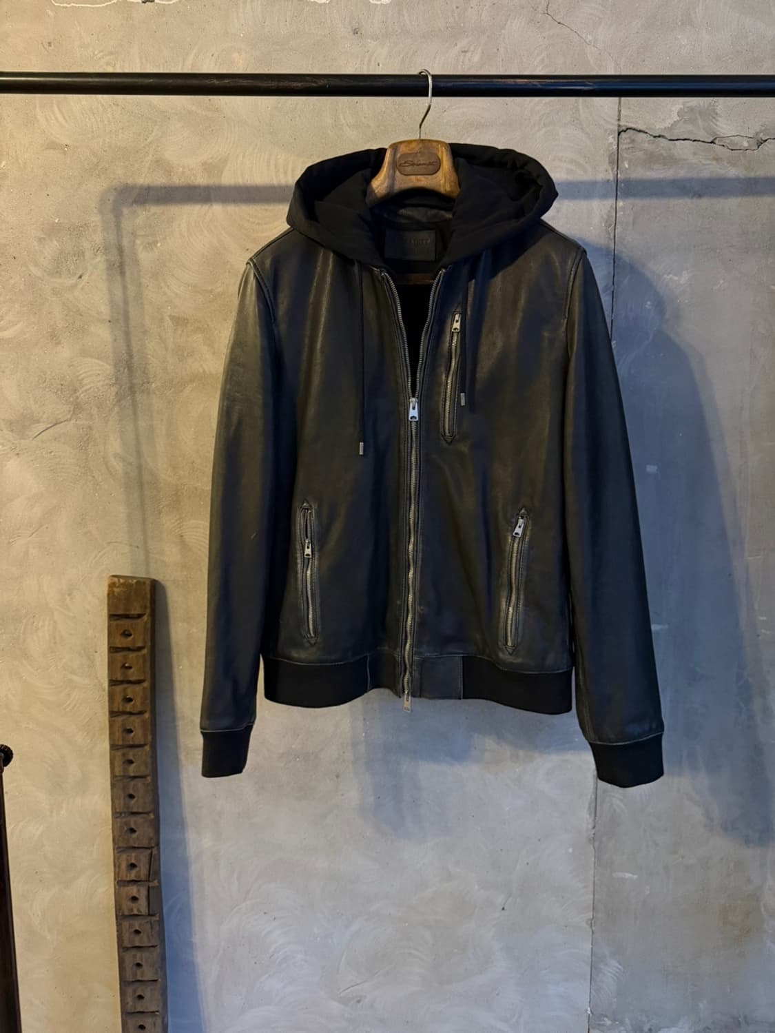 올세인츠 램스킨 클래식 블루종 100 상품이미지1