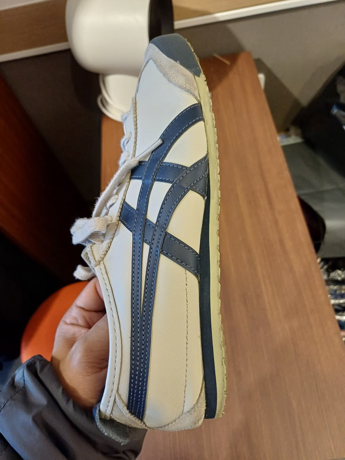 오니츠카타이거 맥시코66 네이비 260사이즈 상품이미지4