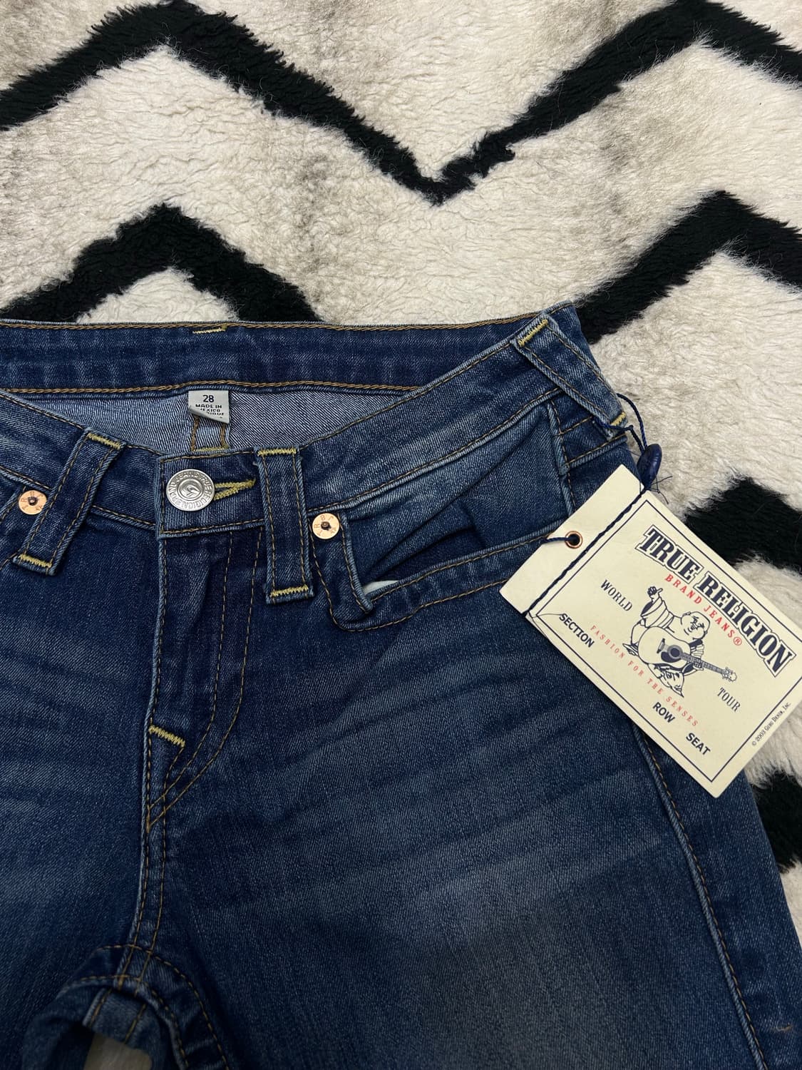 [28]트루릴리전 슬림 스트레이트핏 데님팬츠/스판 상품이미지4