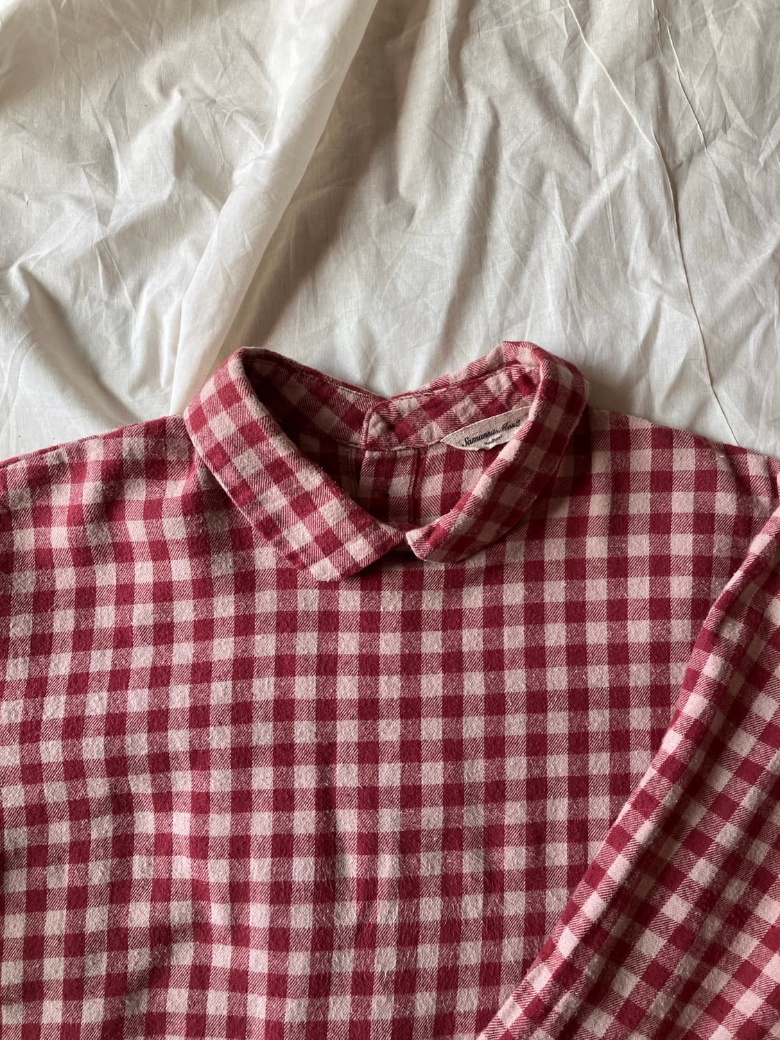 SM2 사만다모스2 깅엄체크 레드 원피스 셔츠 상품이미지2