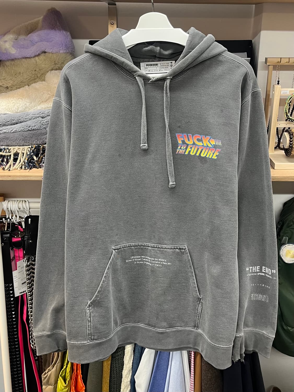 [100] LEGENDA 빈티지 후드티 FUCK THE FUTURE  상품이미지1
