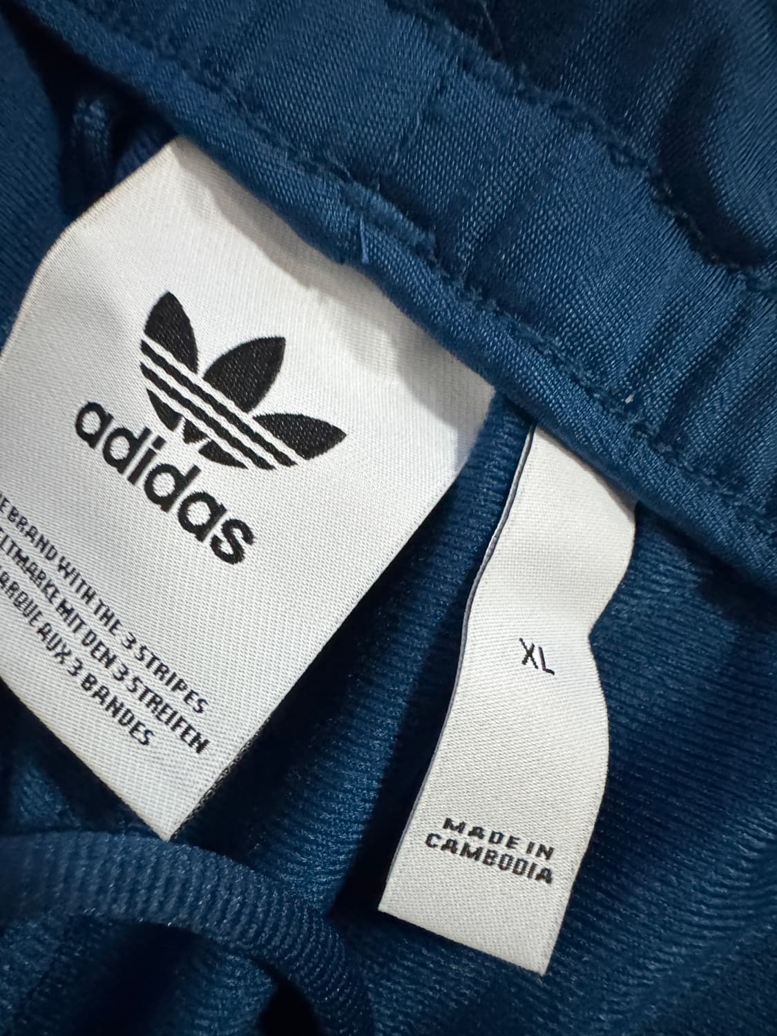 아디다스 파이어버드 마린 블루 트랙팬츠 XL 33인치 상품이미지3