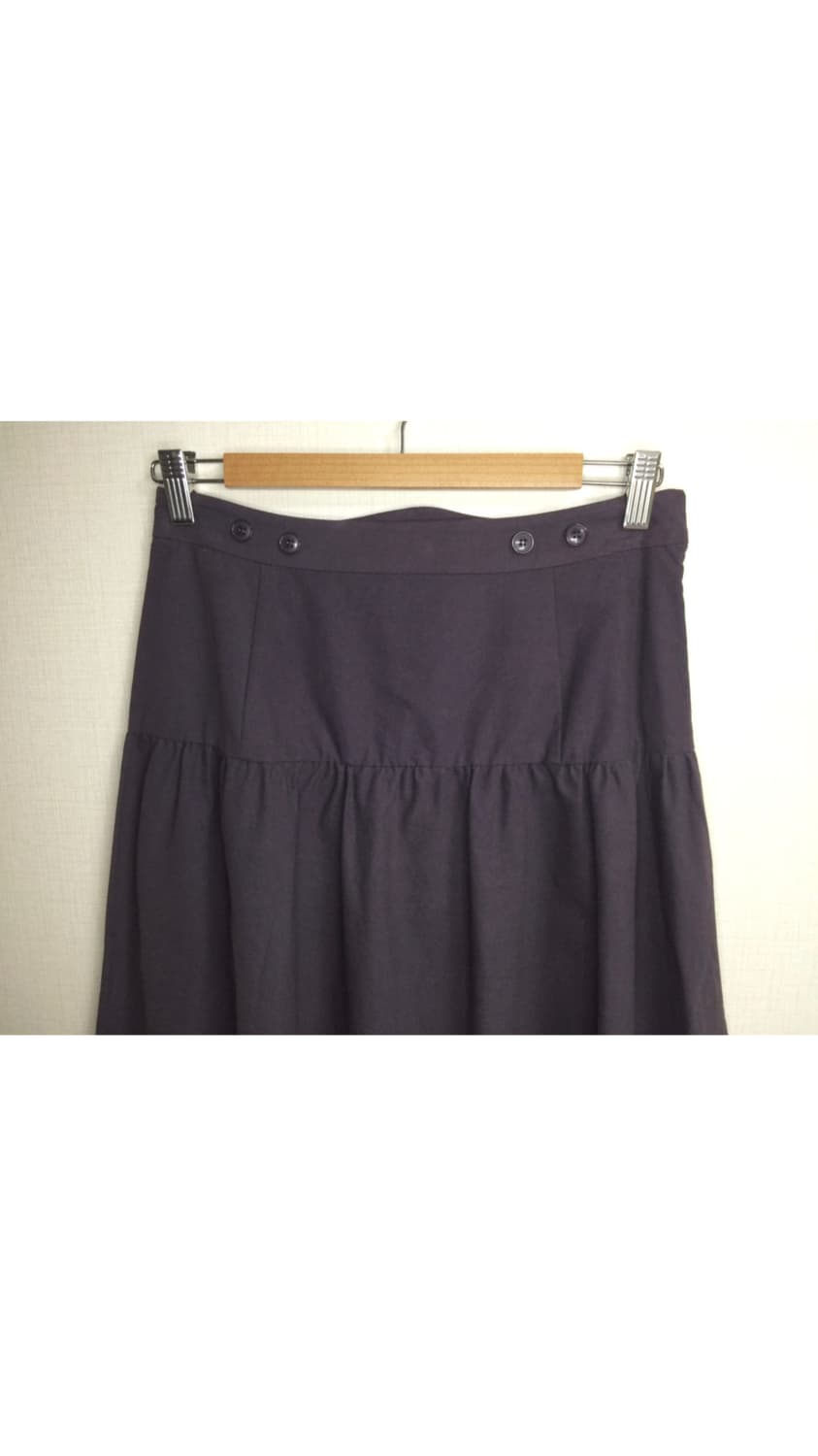 Ne-net 네넷냐 딥퍼플 자수 스커트 상품이미지2