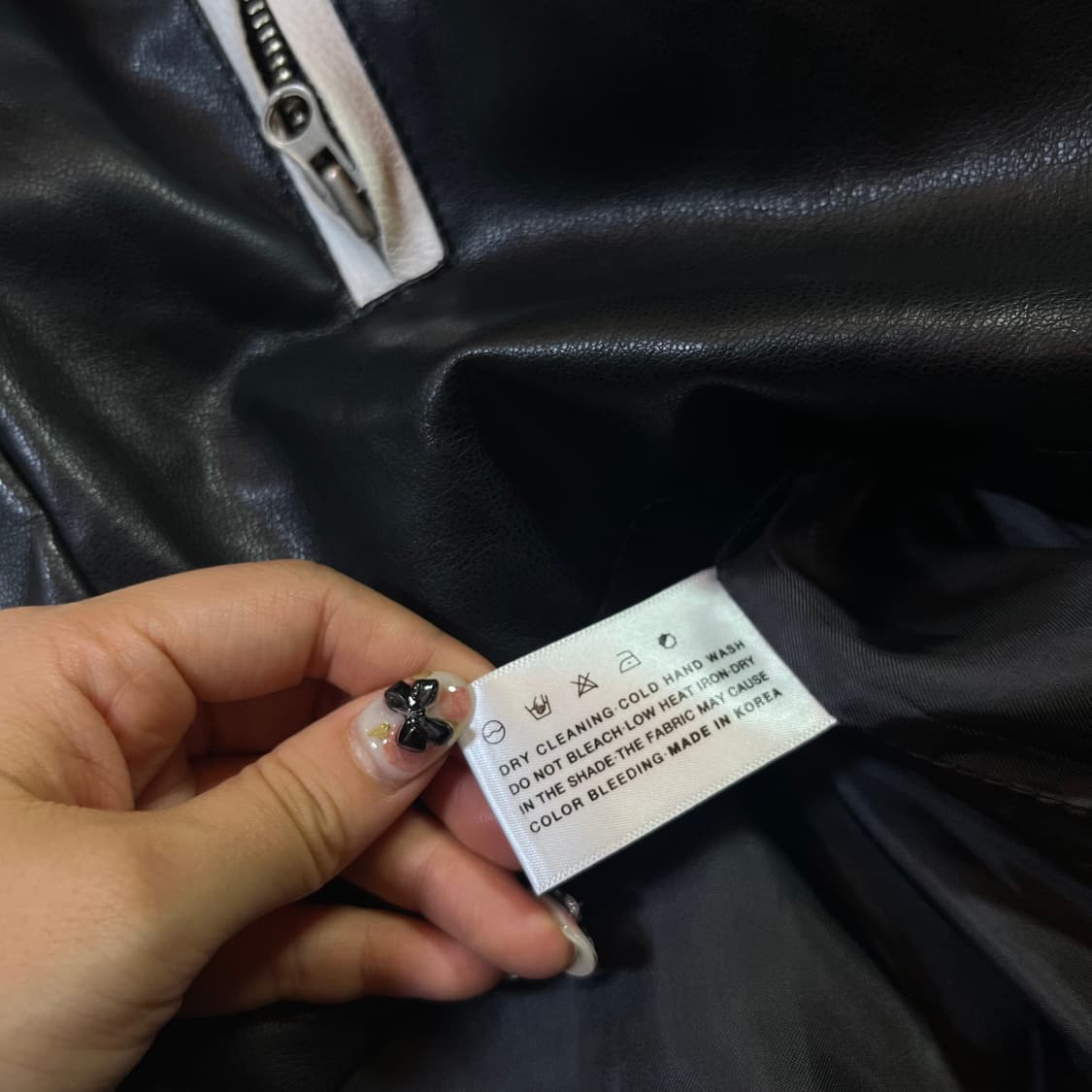 OWN 레자 라이더 자켓 상품이미지4