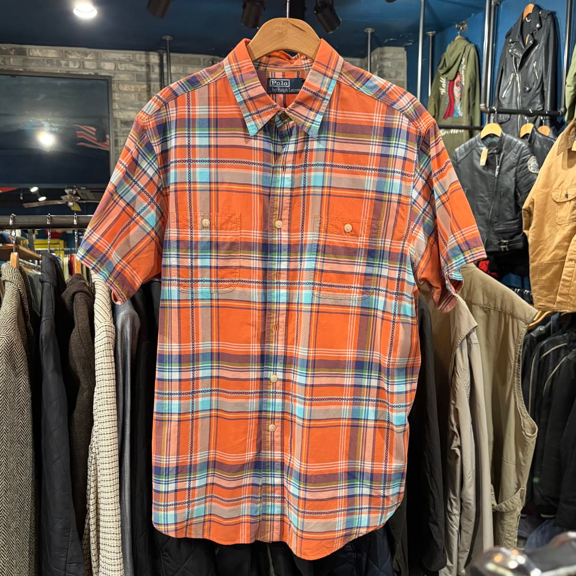 polo 폴로 밧줄 패턴 포켓 반팔 셔츠 상품이미지5