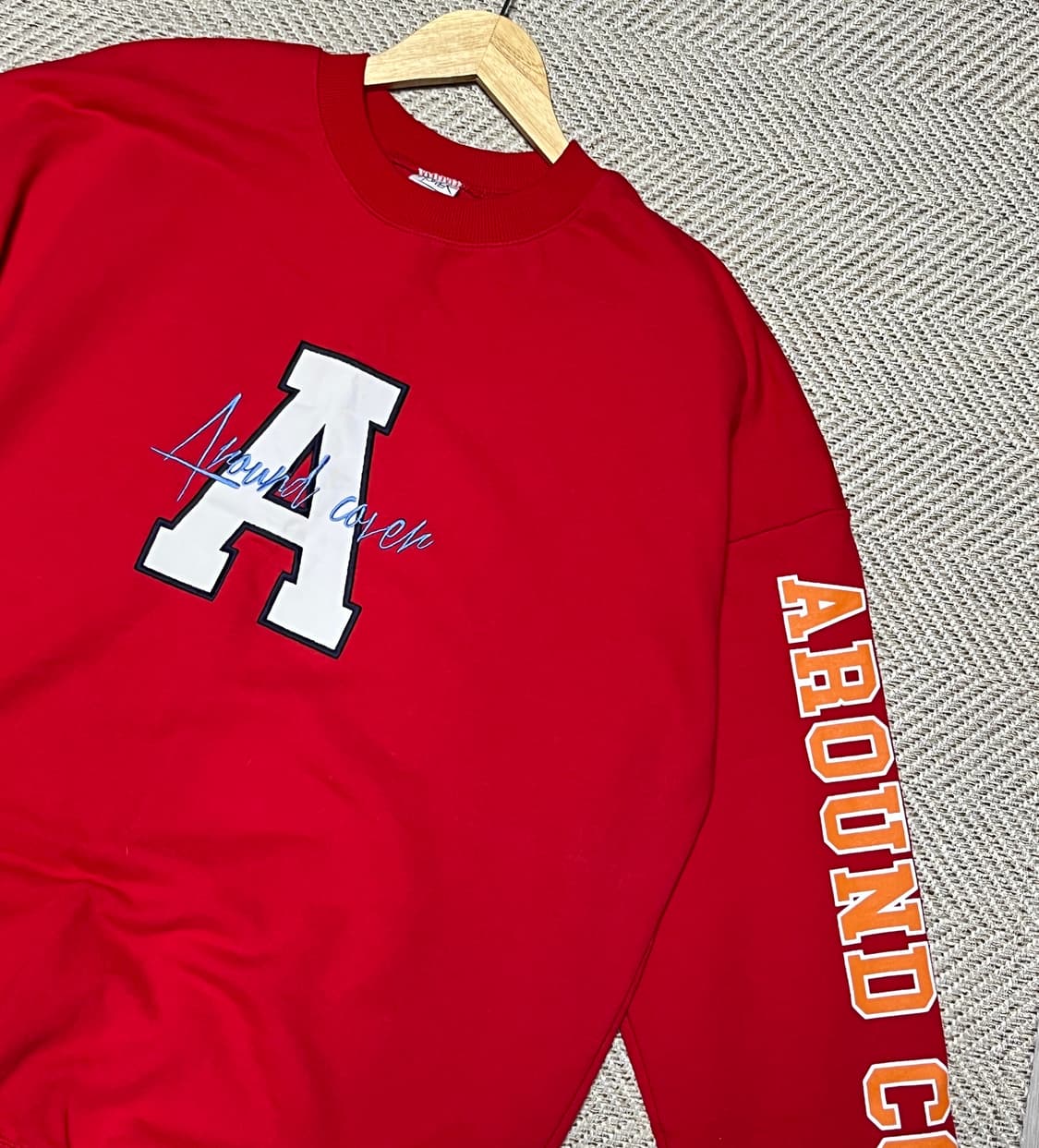 공용 어커버 오버핏 맨투맨 티셔츠 L 상품이미지7