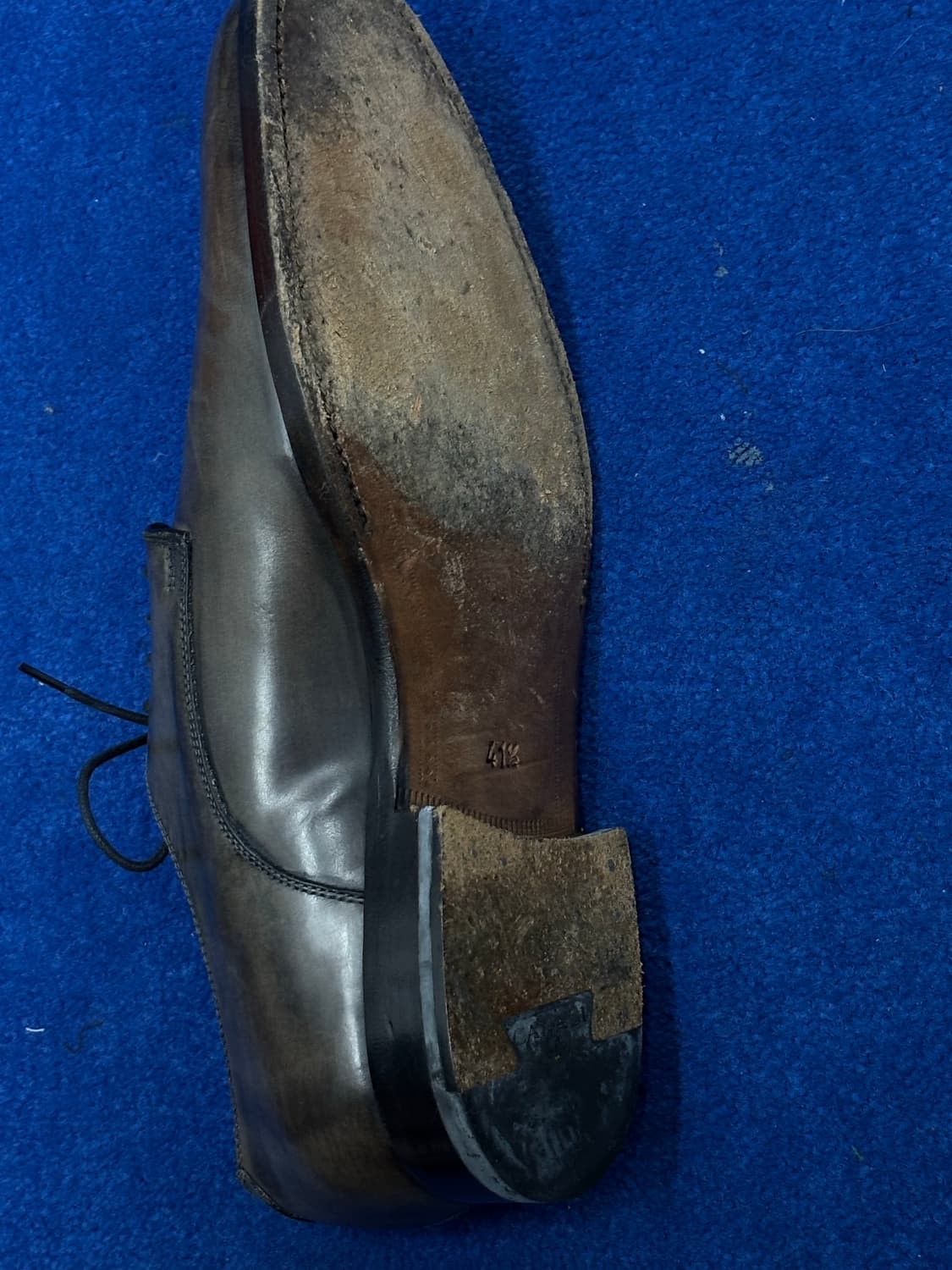  [Canali] 카나리 다크브라운 더비 265 상품이미지3