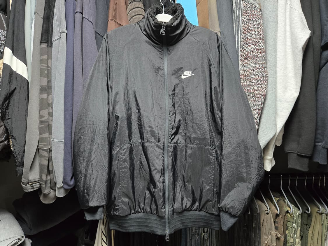 [판매](XL)나이키 빅 스우시 풀 집 자켓 - 블랙 세일 상품이미지3