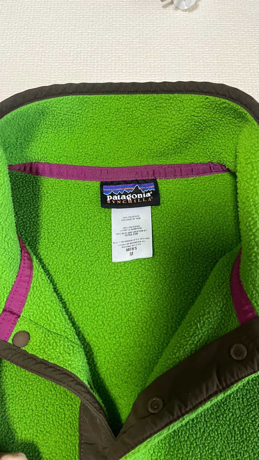 파타고니아 신칠라 헤비웨이트 그린 M 상품이미지3