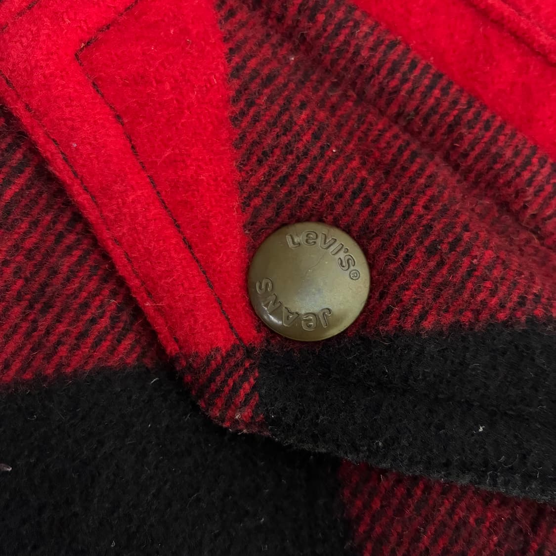 Levi's 리바이스 레드탭 타탄 체커보거 쉐르파 트러커 자켓 상품이미지5