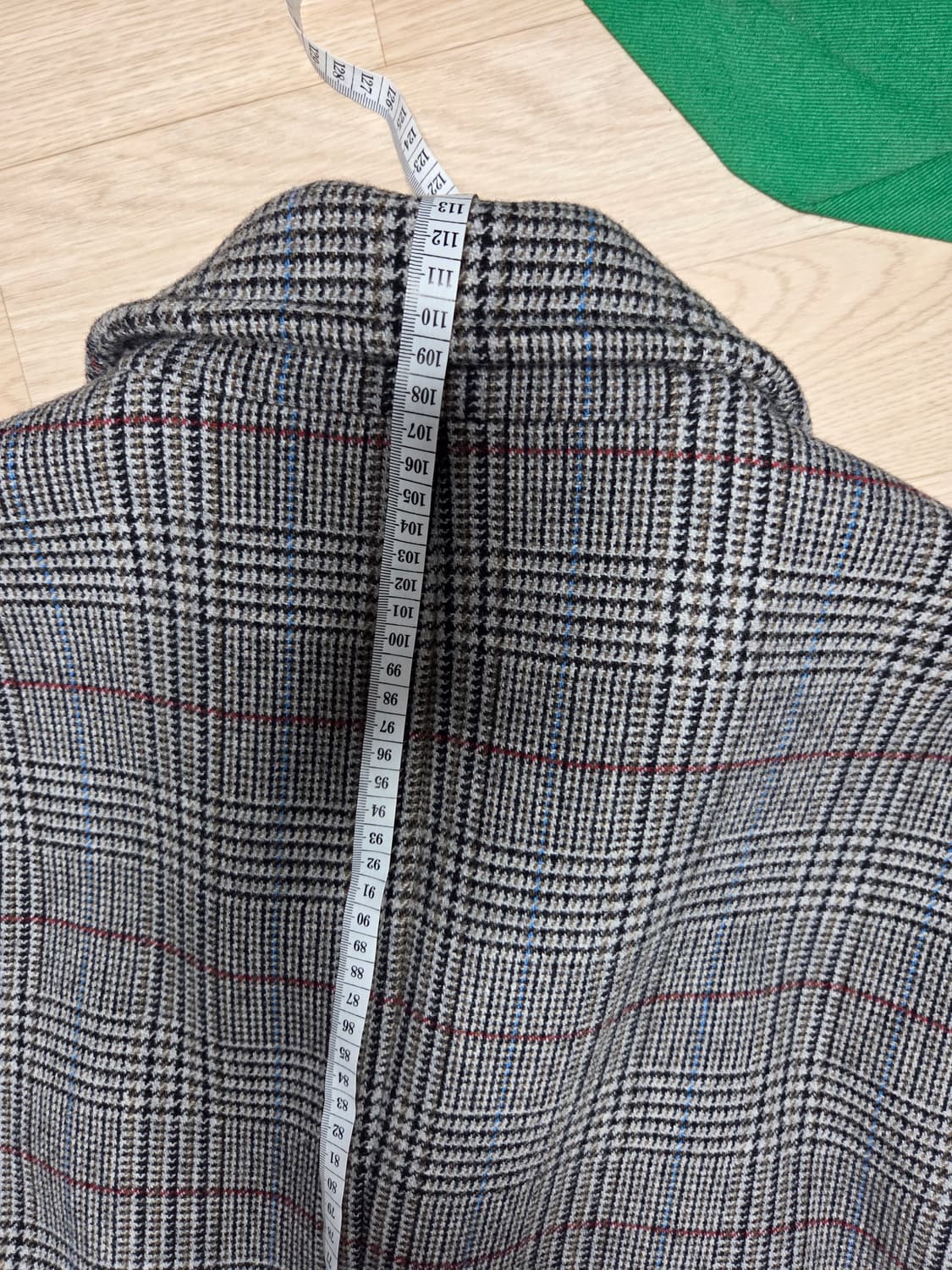 T.I FOR MAN 울 코트 체크 110 발마칸 싱글 체스터 xxl 상품이미지9