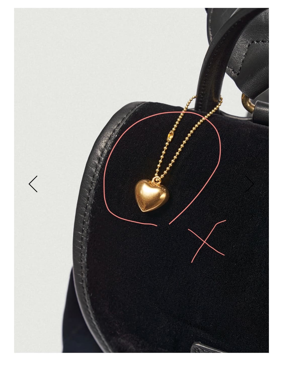 급처)더바넷 블랙 벨벳 백팩 상품이미지8